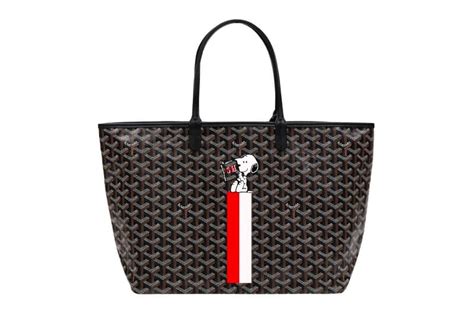 snoopy goyard|peanuts x Goyard tote bag.